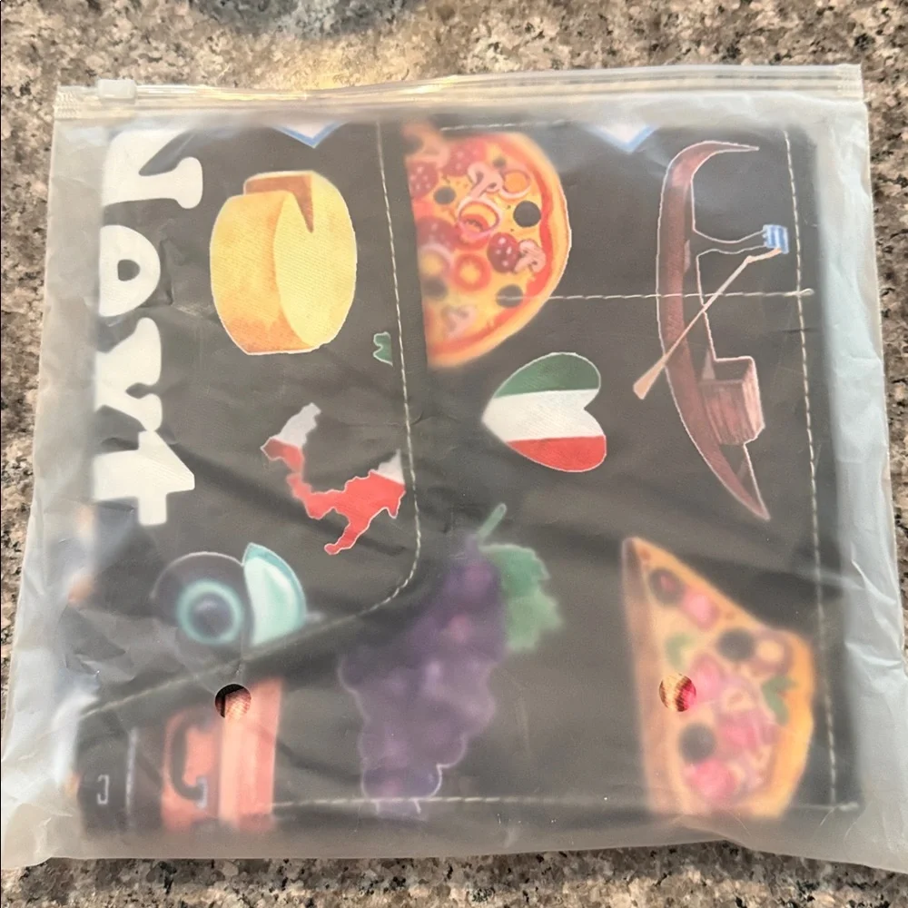 Colorful Kitchen Apron with Italian Theme